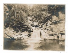 George F. Slade Photo #299 The Pool at Franconia Notch  White Mountains  6x8 in.