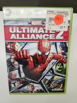 Marvel Ultimate Alliance 2 (Microsoft Xbox 360, 2009 No Manual