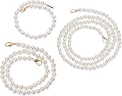 PENTA ANGEL Purse Chain Strap Replacement 3Pcs Imitation Pearl Beads Short... 