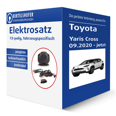 Elektrosatz 13-pol. spezifisch für Toyota Yaris Cross Typ MXP 09.2020-jetzt TOP
