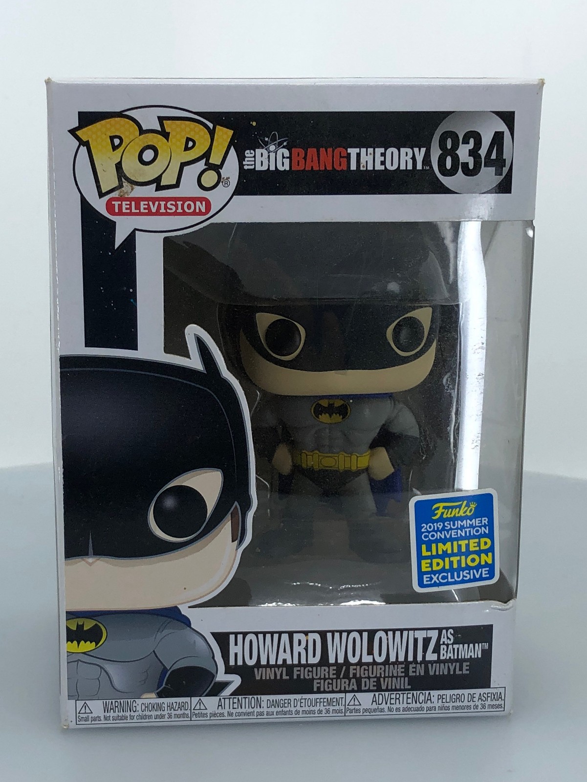 Funko Pop! Howard Wolowitz As Batman #834 Damaged Box See Pics