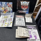 Transformers Original G1 1985 Insert Booklet Insert Decal Poster Lot Of 7