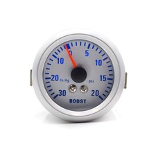 Universal 2 52mm Car Mechanical Turbin Turbo Boost Gauge Meter 0-1.5 Bar 12v Dc
