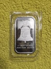 ONE TROY OUNCE, SD BULLION, .999 FINE SILVER BAR, "WE THE PEOPLE", SEALED