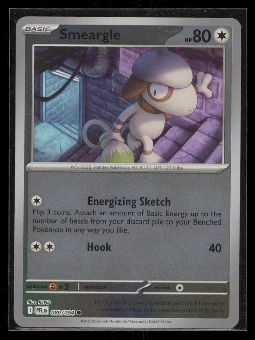 Smeargle Phantasmal Flames 080/094 NM Pokemon TCG REND