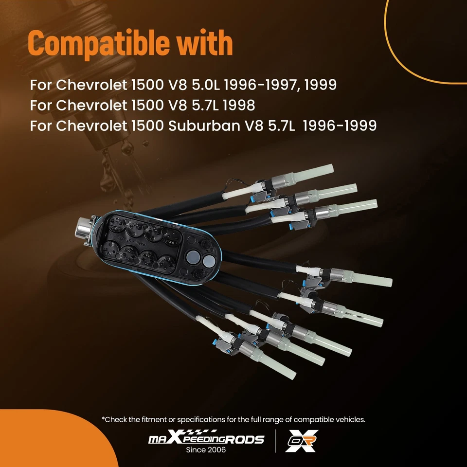 Inyector de combustible araña de 8 puertos para GM Vortec Chevy GMC C/K 1500 2500 3500 5,0 L 5,7 L Foto 3 de 4