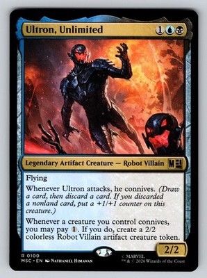 Ultron, Unlimited 100 Commander: Marvel Super Heroes Magic: The Gathering NM