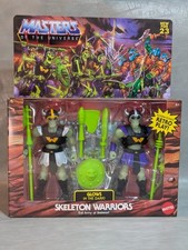 Masters Of The Universe Origins 2023 SKELETON WARRIOR TWO-PACK Glow In The Dark