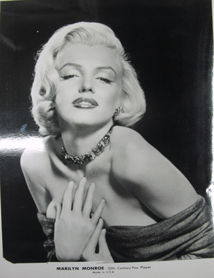 vtg Marilyn Monroe press photo 20th Century Fox portrait v8 SSL