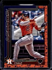 Yainer Diaz 2025 Topps #299 Team Color Border SP