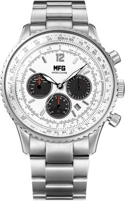 ANGEL CLOVER MFG COLLABORATION NTS44MFG-PO Quartz White Dial 44 mm