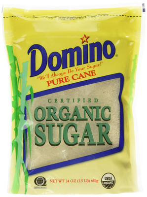 Domino Pure Cane Organic Sugar 24 Ounce Pack for Baking and Cooking