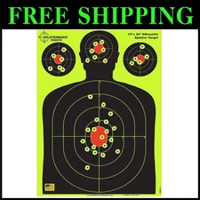 High Visibility Fluorescent Yellow Shooting Targets