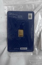 The Royal Mint 1g Gold Bar In Assay Sealed 999.9 (Scan Code Protected)