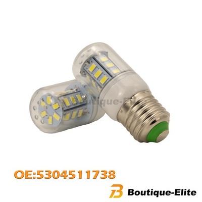 A Pair LED Refrigerator Light Corn Bulb E27 3.5W For Frigidaire Kenmore