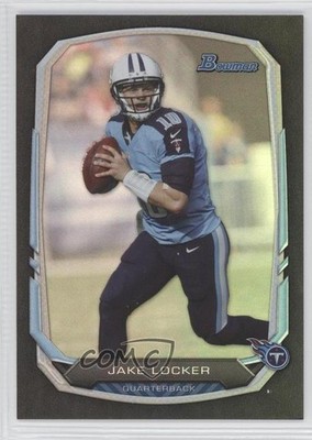 2013 Bowman Black Rainbow Foil Jake Locker #73 0e1
