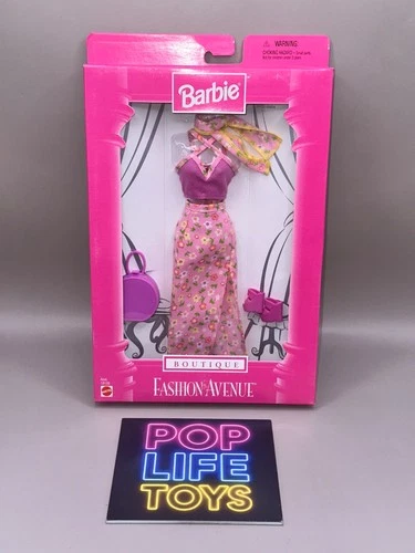 Vintage 1998 Mattel Barbie  “Fashion Avenue Boutique- Pink Floral” #18126 *NIP*