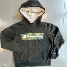 Champion Hoodie Black Camo Youth M