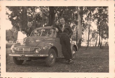 Foto Morris Minor ?, Oldtimer, KfZ, Auto ca. 9 * 6 cm Nr. 2 (2961)