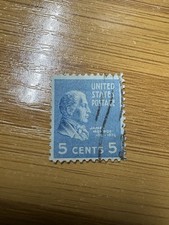 United States Postage 5 Cents Stamp James Monroe 1938-1943 (Used) Collecting