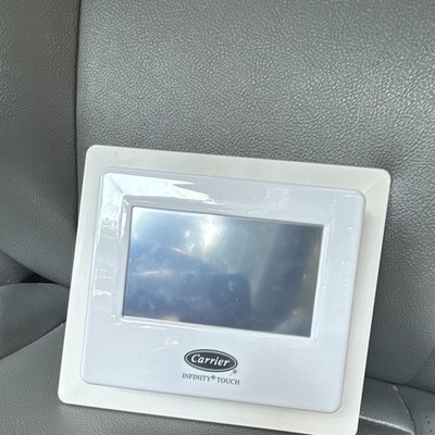 Carrier Infinity Touch Programmable White Touchscreen Thermostat Digital Display