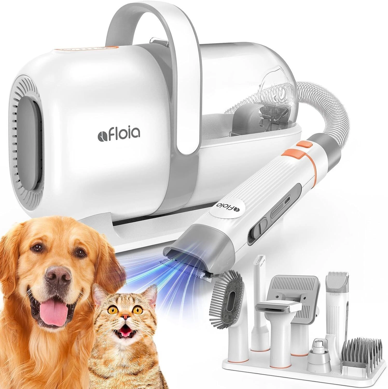 Dog Pet Grooming Vacuum Dog Clippers Nail Trimmer Grinder Dog Brush for Shedding