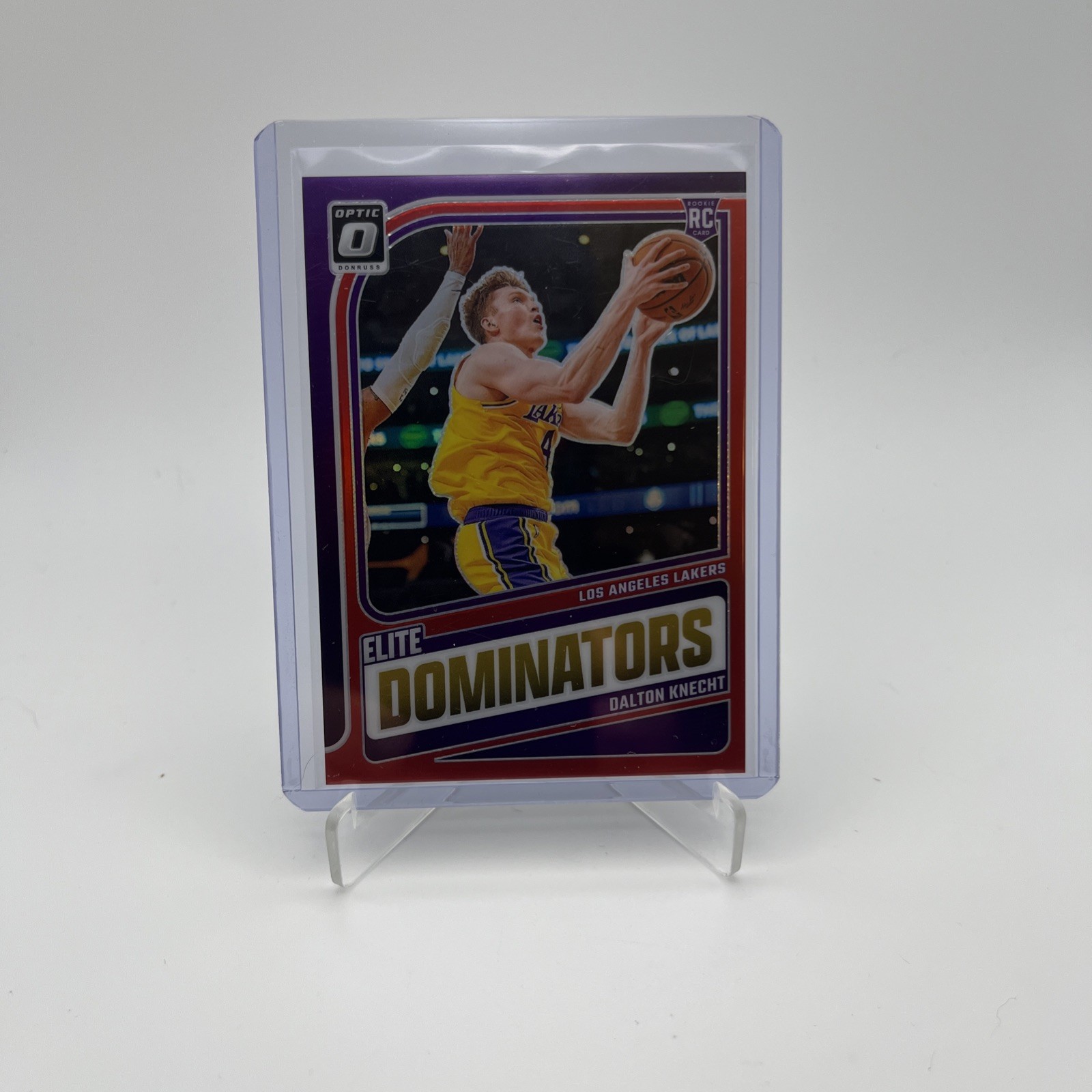 2024-25 Panini Donruss Optic - Elite Dominators Dalton Knecht #15 Red Prizm /99