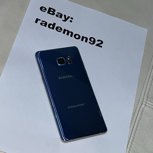 Samsung Galaxy Note 7 (SM-N930F, SM-N930A) Coral Blue, Collector's Item! RARE! - Picture 23 of 24