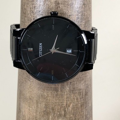 A3 CITIZEN クォーツ腕時計 ブラック Citizen Men G111-S106869 Fashion Date Black Tone Quartz Analog