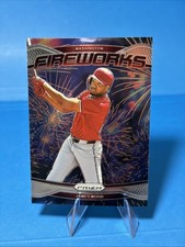 2025 Panini Prizm - Fireworks James Wood, James Wood #19 (RC)