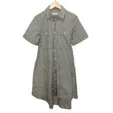Everlane Daytripper Shirt Dress In Gray Striped XS