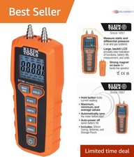 Digital Manometer Air Gas Pressure Tester Backlight LCD Differential Gauge