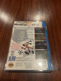 World Cup USA '94 (Sega CD, 1994) Case, CD & Manual Included Tested & Works