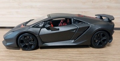 LAMBORGHINI SESTO ELEMENTO MATT GREY 1/24 DIECAST CAR MODEL BY BBURAGO 21061