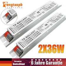 T8 220-240 V AC 2 x 36 W Weitspannungs-Vorschaltgerät EVG für Leuchtstofflampen