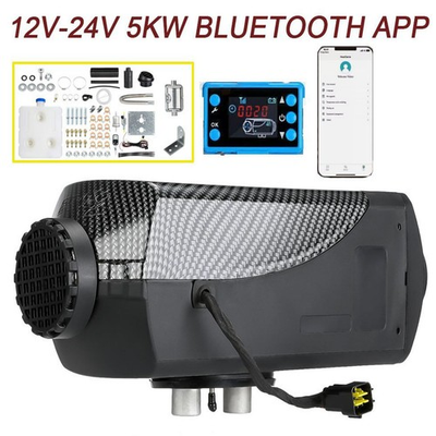 #ad #ad Diesel Air Heater 12V 24V 5KW Bluetooth App LCD Display for Car Bus RV Camper $78.84