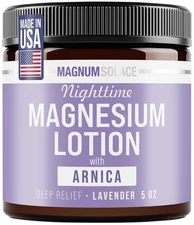 Magnesium Lotion with Arnica for Muscle Relief and Relaxation Before Bed