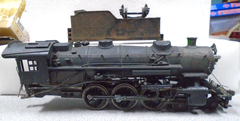 2-Rail Steel Locomotive & Tender Very Heavy