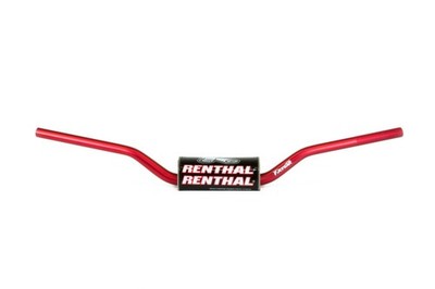 Renthal Fatbar Handlebars Red Bend RC/O.E.M. Honda/Kawasaki 604-01-RD