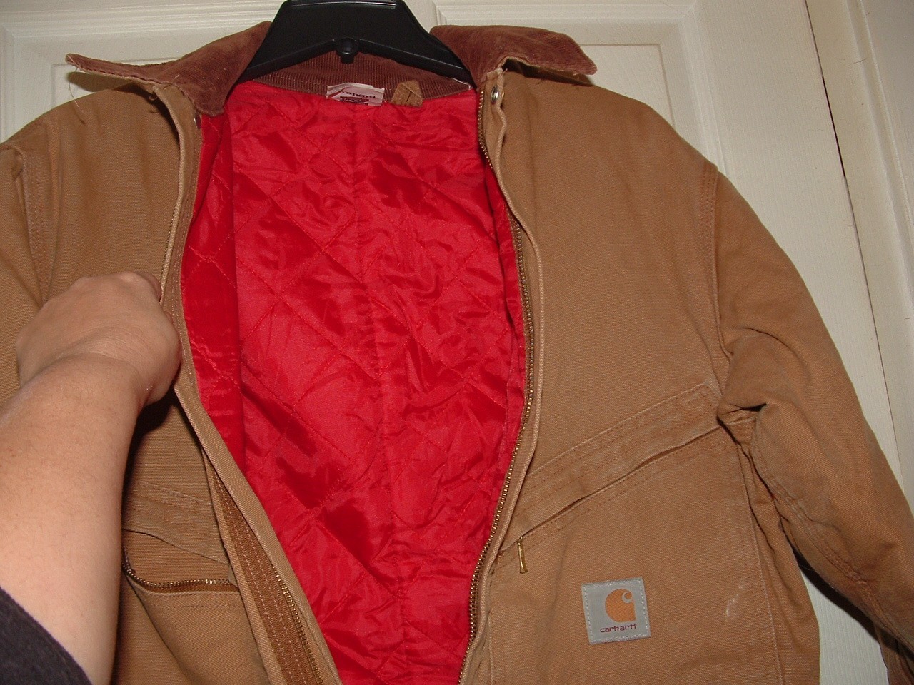 Vintage Carhartt X01 BRN Quilt Insulated Duck Coveralls Men's 42 Regular USA thumbnail 14