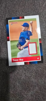#ad 2022 Panini Donruss 1988 Retro Game Worn Jersey #R88M TM Trevor May $1.50