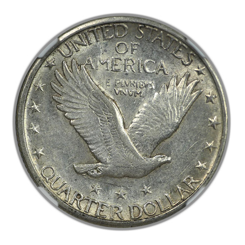 1924-S Standing Liberty Quarter 25C NGC AU58 - Picture 4 of 5