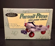 Pursuit Plane 1997 Xonex Mini Pedal Vehicle Die Cast 4th Series