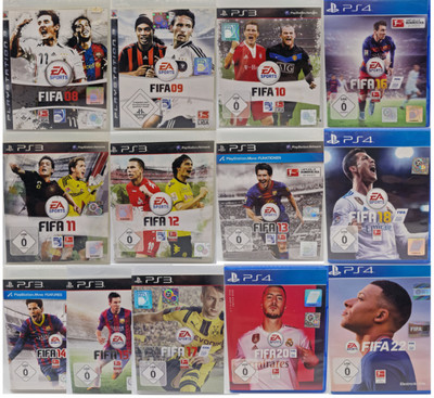 EA Sports Fifa 8 bis Fifa 17 Auswahl Playstation 3 Akzeptabel Zustand + FIFA PS4
