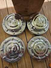 Nos 52038272ab Oem Set Of 4 1990s Dodge Truck Wheel Hub Caps Covers - D3