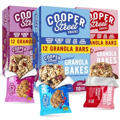 Granola Bakes - Soft Baked Oats, Grain & Seeds Breakfast Granola Bars Variety...