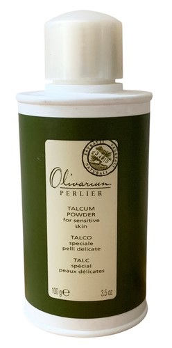 Set of 2 Perlier Body Talcum Powder White Almond & Olive Grove 3.3 oz each New - Picture 6 of 9