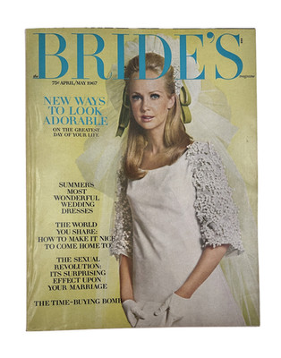 Bride's Magazine April/May 1967 Summer's Wonderful Wedding Dresses