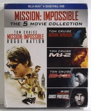 Mission: Impossible: The (First) 5 Movie Collection (Blu-ray + Digital HD) NEW