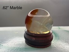 Glass Marble With Display Ring lot 8488 See Photos Description